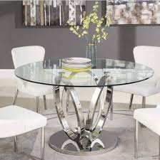 Pin By Junior Alexi On Mi Mueble In 2020 Glass Round Dining Table Dining Room Table Decor Dining Room Contemporary
