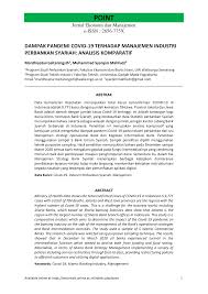 Analisis perbandingan kinerja keuangan bank syariah dengan bank konvensional (studi kasus pada pt. 2