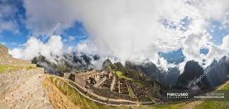 It is made up of a variety of landscapes, from mountains and beaches to deserts and rain forests. South America Peru Andes Mountains Landscape With Machu Picchu View Touristic Cusco Region Stock Photo 172102576