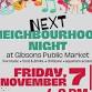 Neighbourhood Night at Gibsons Public Market event in Gibsons, BC