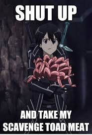 Pin By Sherlockian Of The Shire On Anime Trash Sword Art Online Meme Sword Art Sword Art Online
