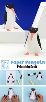 How do you make a penguin out of construction paper? Paper Penguin Craft The Craft Train