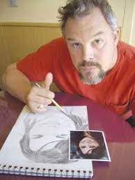 The face of a passionate artist