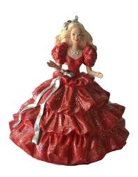 Holiday Barbie 1996 Club Edition Barbie Hallmark Keepsake Ornament Handcrafted Series 1 Nos Keepsake Ornaments Hallmark Keepsake Ornaments Barbie