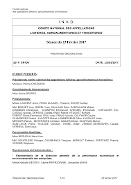 Http Www Inao Gouv Fr Fre Content Download 2067 20783 Version 1 File Cnaop Rdp 23 02 2017 Pdf