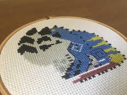 Cute halloween witch free cross stitch pattern. Monster Hunter World Dodogama Cross Stitch Pattern Pdf Etsy
