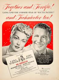 1951 Ad Movie Mr. Imperium Lana Turner Ezio Pinza Don Hartman MGM Film YMS2