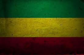 His flag bore on the yellow stripe the first letter of his name in amharic script. Ethiopia Flag Reggae Art Ethiopia
