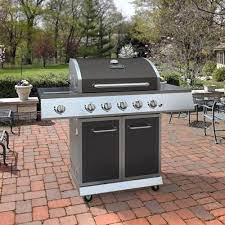 Dyna Glo 5 Burner Gunmetal Lp Gas Grill Best Gas Grills Propane Gas Grill Grilling