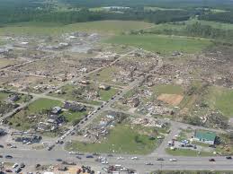 In the city it destroyed several neighborhoods, three schools and a wrangler plant and tossed cars as far as 200 yd. Hackleburg Tornado April 27 2011