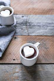 Homemade Hot Chocolate With Whipped Cream Melting Hearts Is The Ultimate End To A Romantic Meal All You Need Is Hot Chocolate Heart Shaped Food Whipped Cream