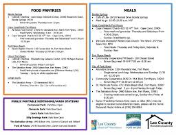 Ask for food, personal and cleaning supplies, even diapers and condoms, and. Free Meals And Food Pantries Lee County Homeless Coalition
