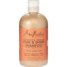 Shea moisture is a popular brand for many following the curly hair system but unfortunately a few products contain ingredients that can dry out hair (alcohols and harsh sulfates) or build up (waxes). Shea Moisture Coconut Curl Shine Shampoo 13 Oz Shaba