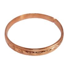 Buddha Stones Kupfer Perle Heilung Manschette Halbarmband Armreif