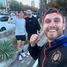 Tribal is Obsessed 🪓 x 🏴 ⠀⠀⠀⠀⠀⠀⠀⠀⠀⠀⠀⠀ So freakin cool to run with  @zachpogrob this morning ⠀⠀⠀⠀⠀⠀⠀⠀⠀⠀⠀⠀ I've been inspired by Zach for years  ⠀⠀⠀⠀⠀⠀⠀⠀⠀⠀⠀⠀ His writing has helped me understand myself