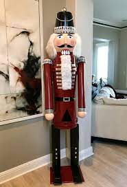 Diy 7 Foot Tall Christmas Nutcracker Christine S Creations Nutcracker Christmas Decorations Nutcracker Christmas Tall Christmas