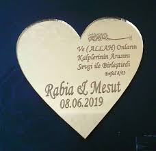 Pleksi Kalp Magnet Jelatin Magnet