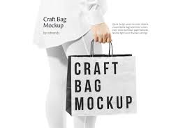 Craft Bag Mockup By Rebrandy Thehungryjpeg Com Bag Sponsored Craft Mockup Thehungryjpeg Adver Bag Mockup Craft Bags Black Paper Texture