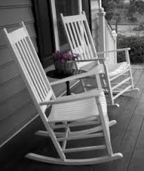 I Would Love A House With A Porch With Two Rocking Chairs Perfect Quality Time To Spend Wi Rocking Chair Porch White Wooden Rocking Chair White Rocking Chairs