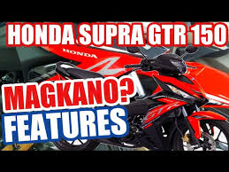 Honda Supra Gtr 150 Review Motorcycle Features Magkano Youtube