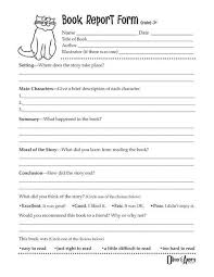 Book Report Sheet Fourth Grade Google Search Book Report Templates Second Grade Books 3rd Grade Books