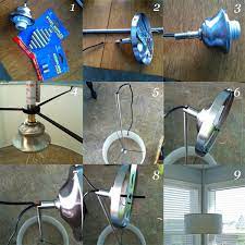 Pendant light shades for kitchen. Diy Drum Shade Pendant Light