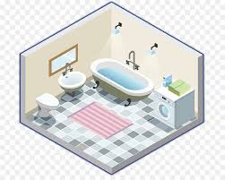 Bathtub towel bathroom bathing, cartoon bathtub scene png clipart. Bathroom Cartoon Clipart Room House Furniture Transparent Clip Art