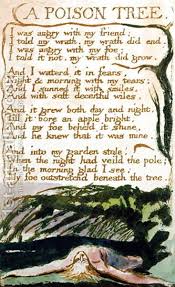 A Poison Tree From Songs Of Experience Painting By William Blake Reproduction 1st Art Gallery William Blake Poems Poison Tree Poem Poison Tree