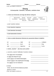 Auf madoo.net für deine logopädische therapie. Klassenarbeiten Und Ubungsblatter Deutsch Grundschule Klasse 3 Kostenlos Zum Ausdrucken