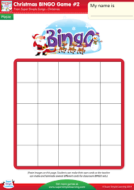 Choose which images you want to use for the bingo squares. Christmas Bingo Game 2 Super Simple