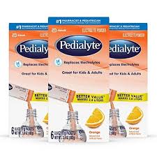 Pedialyte Electrolyte Powder Orange Electrolyte Hydration Drink 0 6 Oz Powder Packs 18 Count Pedialyte Electrolyt In 2020 Hydrating Drinks Electrolytes Hydration