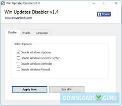 Windows defender is a security tool built into microsoft's windows. Download Win Updates Disabler For Windows 10 8 7 Latest Version 2020 Downloads Guru