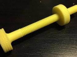 The components are likely to be stuck in place wuth sealant or silicone, although a sealing washer is provided. M6 X 65 Nut And Bolt To Repair Sink Plug With Lifter 3d Models Stlfinder