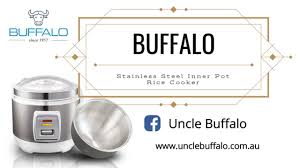 10 best buffalo rice cookers of march 2021. Uncle Buffalo Buffalo Enco Rice Cooker With Stainless Steel Inner Pot Facebook