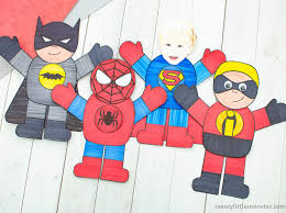 These parties will blow your mind they are so creative! Mix And Match Superhero Craft Printable Superhero Template Messy Little Monster