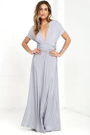 Always Stunning Convertible Light Grey Maxi Dress Grey Bridesmaid Dresses Long Grey Long Dress Infinity Dress Ways To Wear
