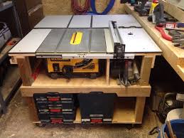 Dewalt Dw745 Station Built In Router Table Saw Woodworking Table Saw Workbench