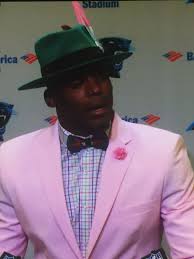 Maybe you would like to learn more about one of these? Cam Newton Is Oh So Handsome Representing In Pink And Green At Press Conference Pink And Green Skee Wee Alpha Kappa Alpha Sorority