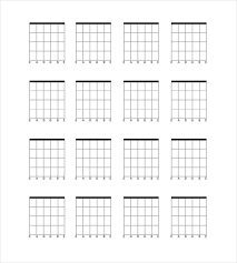 5 guitar chord chart templates doc excel pdf free