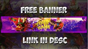 All done from your browser. Free Fortnite Battle Royale Youtube Banner Template 2018 Youtube