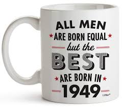 When looking at gift ideas for a 70 year old man, this has to be considered. 70th Birthday Gifts For Seventy Years Old Men Gift Mugs Happy Funny 70 Mens Man Best Friend 1949 Male Mug Unique Ideas 49 Wife Gag Dad Cute Girls Guys Good Husband Buy