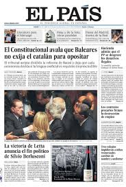 3 De Octubre Aniversario El Pais Portadas De Diarios Portadas De Periodicos Paises