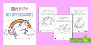 Our online collection of easy and adult coloring pages feature the best can you take out the remaining crewmates before they discover your true identity? Happy Birthday Colouring Pages Unicorn Primary Twinkl