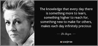 Enjoy the best uta hagen quotes and picture quotes! Top 25 Quotes By Uta Hagen A Z Quotes