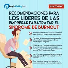 Antecedentes del sindrome de burnout. El Sindrome De Burnout Quemado Se People Working Corp Facebook