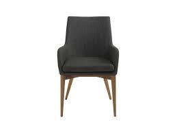 Set Of Two Calais Arm Chairs In Charcoal Design By Euro Style Walnut Armchair Armchair Dining Chairs