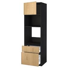 Das sind die qualitätsmerkmale der küchen einbaugeräte von junker. Methode Maximer Hochschrank Fur Backofen Mikrowelle Tur 2 Fur Holz Schwarz Ekestad Eiche 60x60x200 Cm 391 189 37 Bewertungen Preis Wo Kaufen