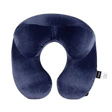 4 Colors U Shape Travel Pillow For Comfortable Pillows Airplane Inflatable Neck Pillow Travel Accessori Inflatable Neck Pillow Neck Pillow Travel Travel Pillow