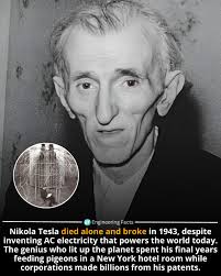 Nikola Tesla, one of history's greatest inventors, revolutionized our world  with alternating current (AC), wireless transmission, and over 300  groundbreaking patents. Yet, unlike many of his peers, he never reaped the  financial