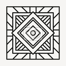 In der antike betonten römerinnen schon gerne ihre augen mit wimperntusche und daran hat sich bis heute nicht viel geändert. Schone Quadratische Form Zum Ausmalen Vektor Orientalische Fototapete Fototapeten Myloview De